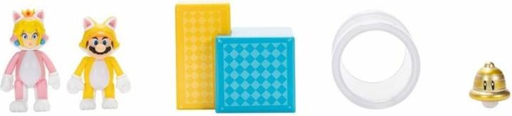 Image du produit Jakks Pacific World of Nintendo Super Mario Diorama Set de jeu 3D World 6 cm