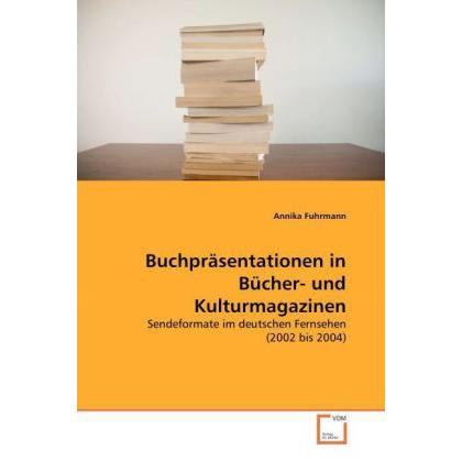 Buchpräsentationen in Bücher- und Kulturmagazinen, Fachbücher
