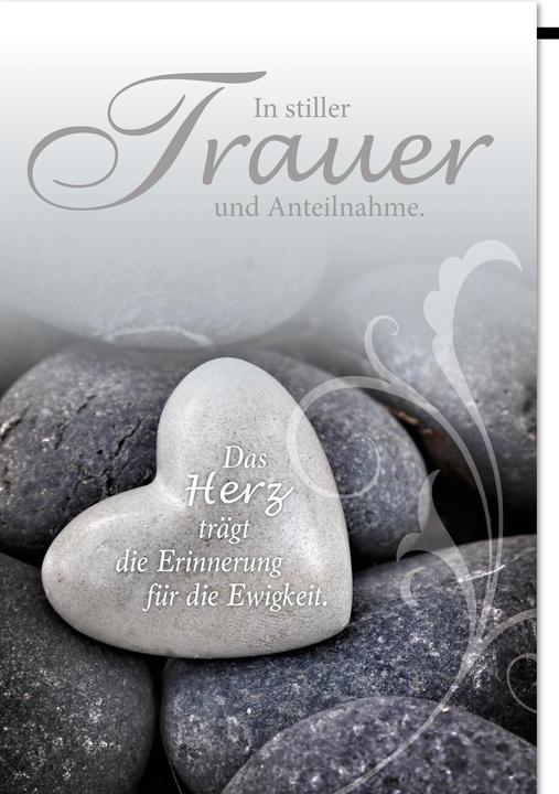 Actual product image Braun + Company Funeral card (1 pcs.)