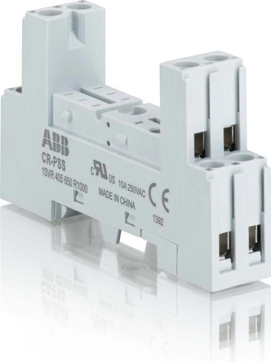 Actual product image ABB Relay socket for use with CR-P interface relay CR-P, DIN rail (Relay socket)