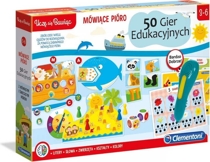 Produktbild Clementoni Lernspiel Talking Pen 50 Spiele (50650) (Italienisch)