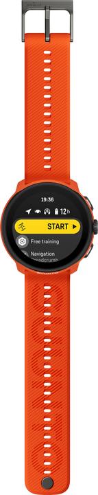 Image du produit Suunto Run Sports Watch, 46 mm, Coral Orange silicone band (46 mm)