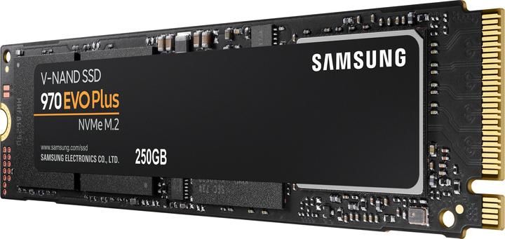 Actual product image Samsung 970 EVO Plus (250 GB, M.2 2280)
