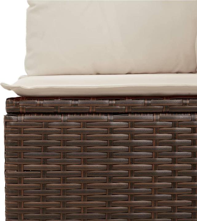 Image du produit vidaXL Ensemble salon de jardin 10 pièces avec coussins