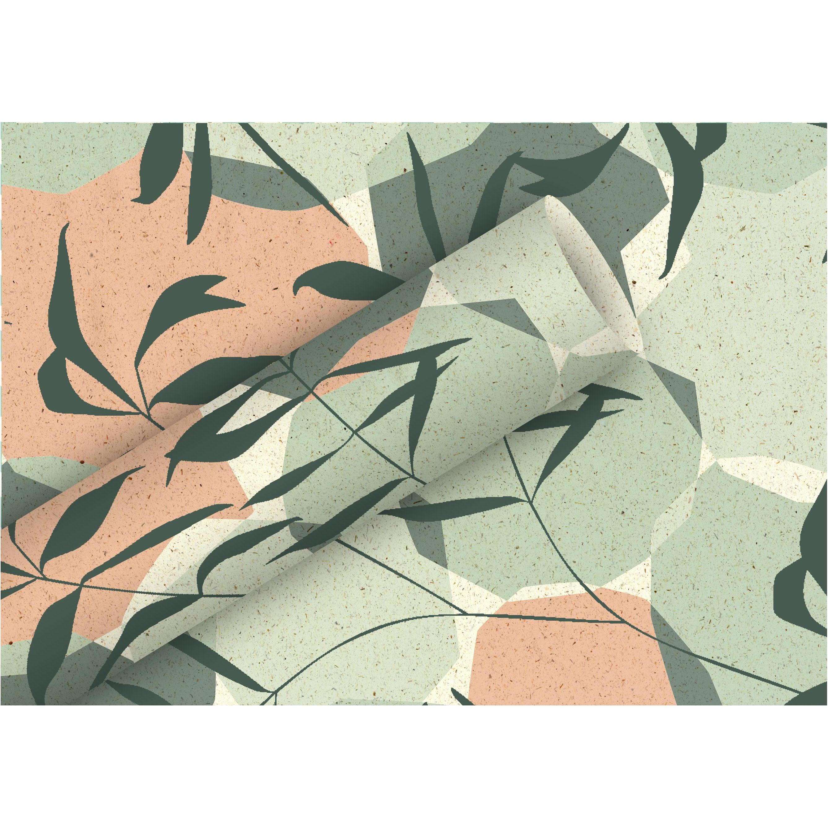Braun + Company, Geschenkverpackung, Geschenkpapier-Rolle By Nature "Graphic Garden" mehrfarbig 150 x 70 cm (Geschenkpap...