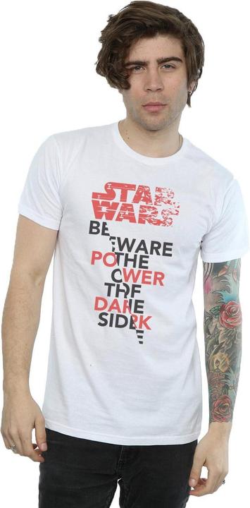 Actual product image Star Wars Mens The Last Jedi Power Of The Dark Side T-Shirt (S)