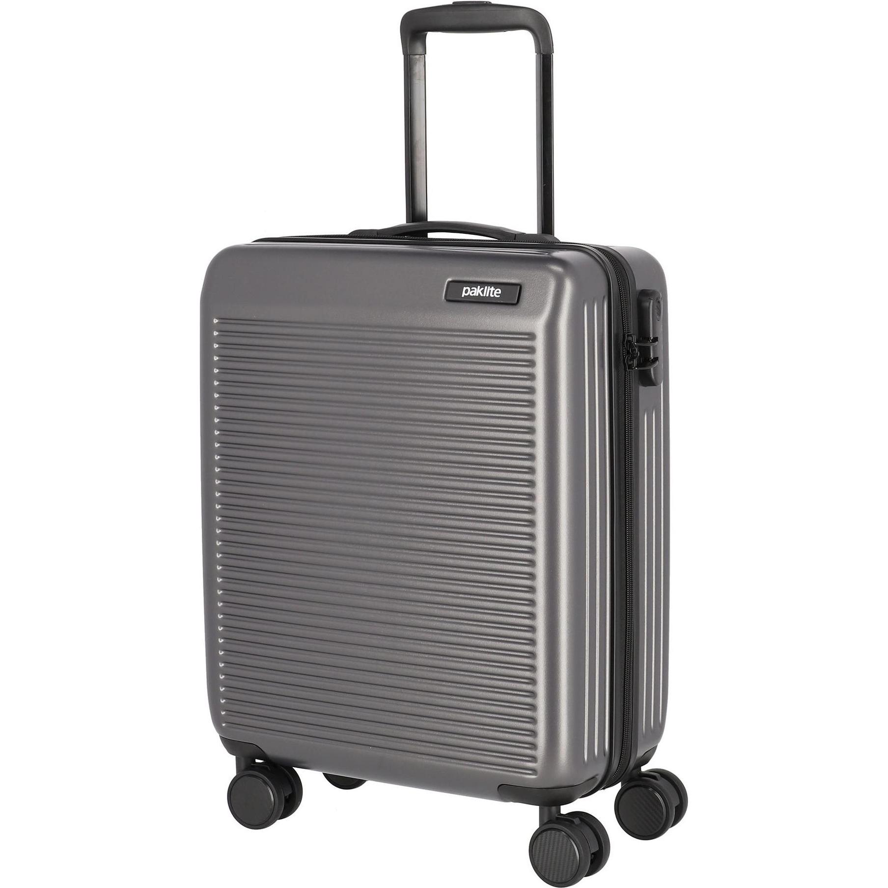 Thumbnail - Paklite, Koffer, Sienna 4 Rollen Kabinentrolley S 55 cm, Grau, (37 l, Handgepäck (bis 50l))