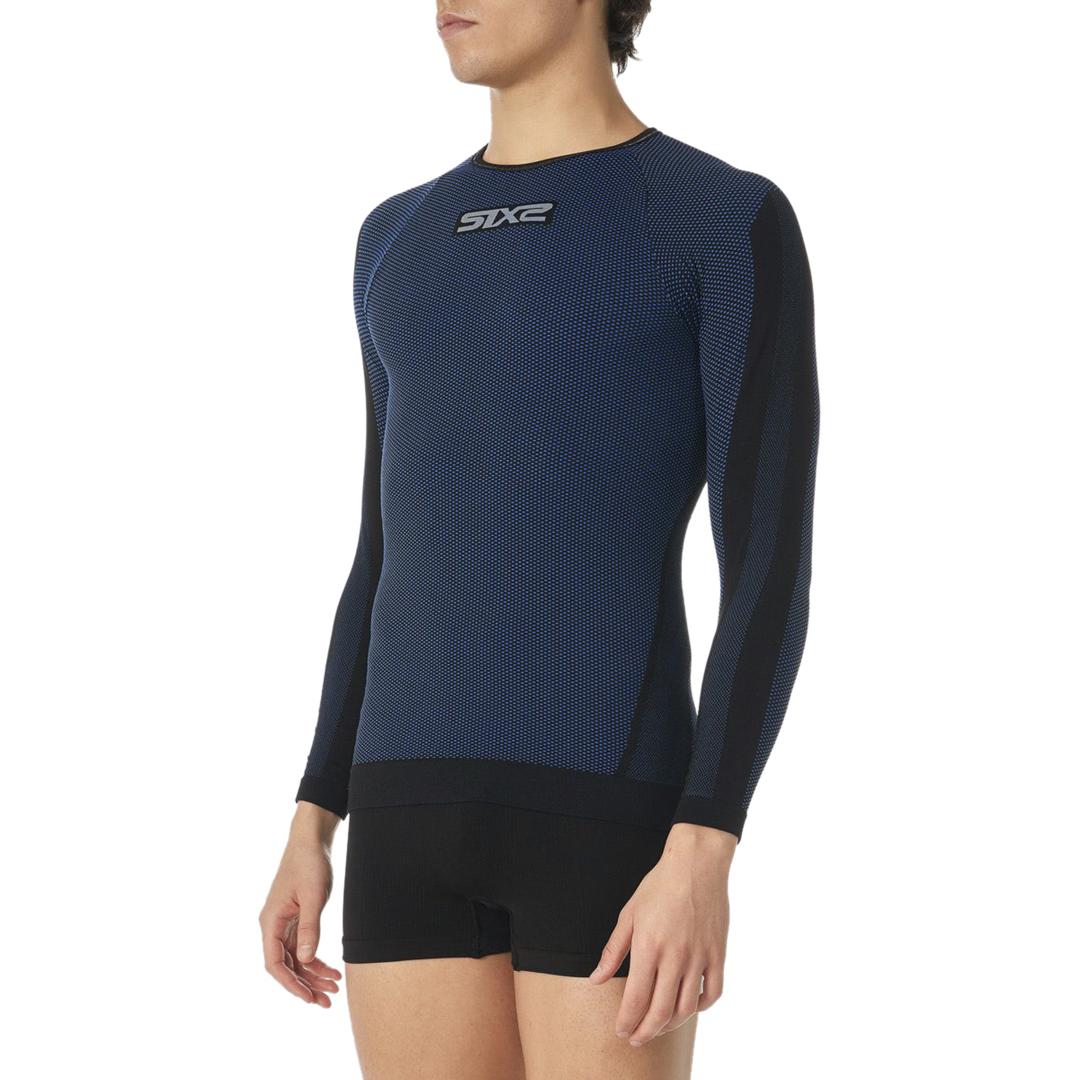 Thumbnail - Sixs, Herren, Funktionsshirt, Funktions-Langarmshirt TS2 2.0 (XS), Blau, XS