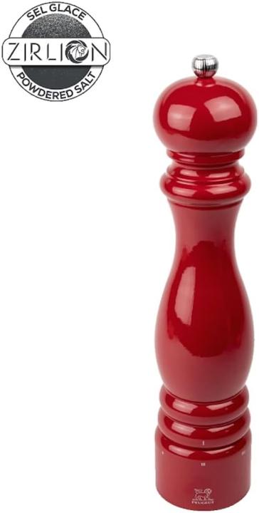 Produktbild Peugeot PARIS U'SELECT Zirlion Salzmühle rot lackiert 30 cm (Meersalz, Salz)