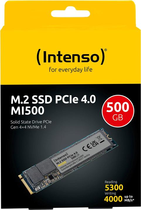 Produktbild Intenso MI500 (500 GB, M.2 2280)