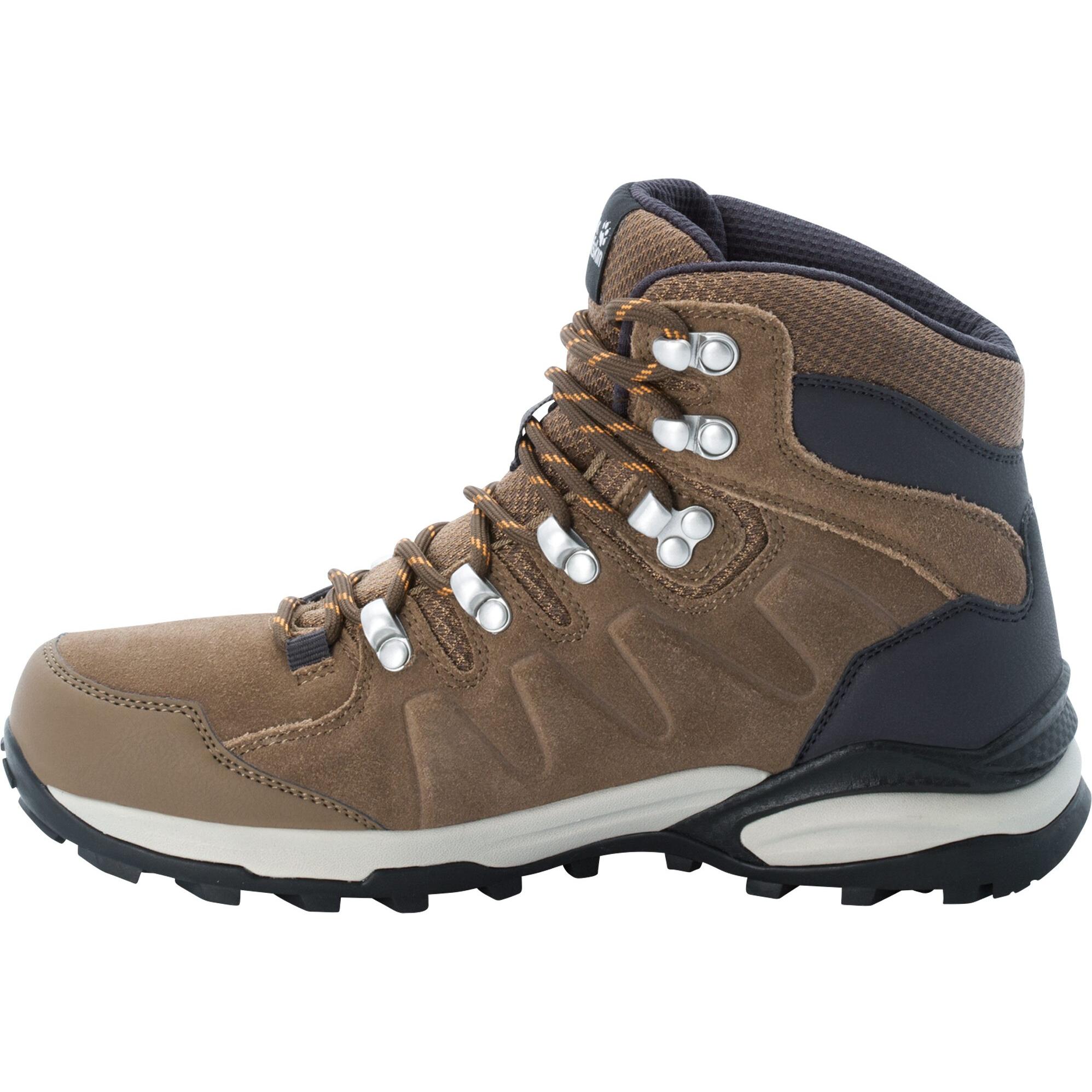 Thumbnail - Jack Wolfskin, Damen, Wanderschuhe, Refugio Texapore Mid W (39.5), Braun
