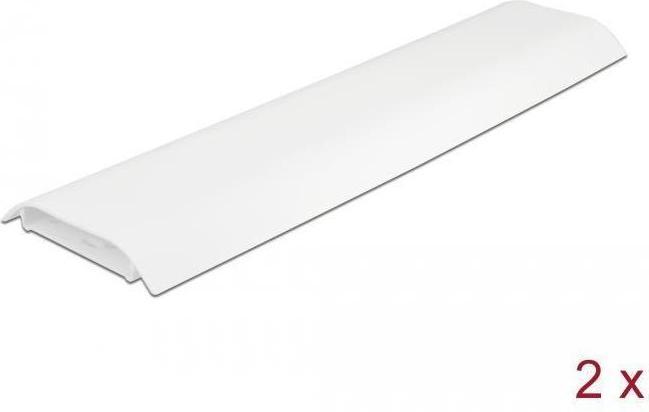 Actual product image Delock Cable duct self-adhesive 85x10mm 2 pieces white (Duct, 30 cm)