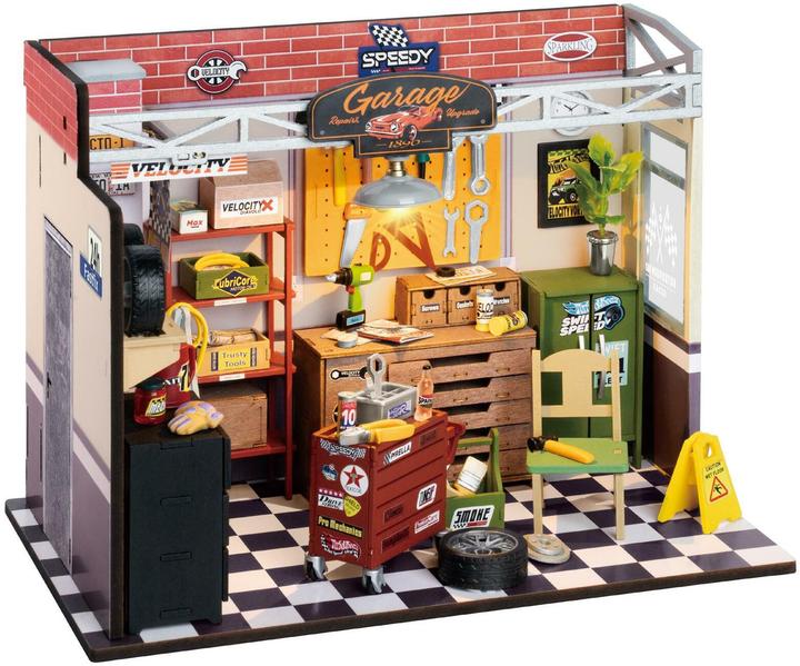 Actual product image Rolife Garage Workshop - Miniature house