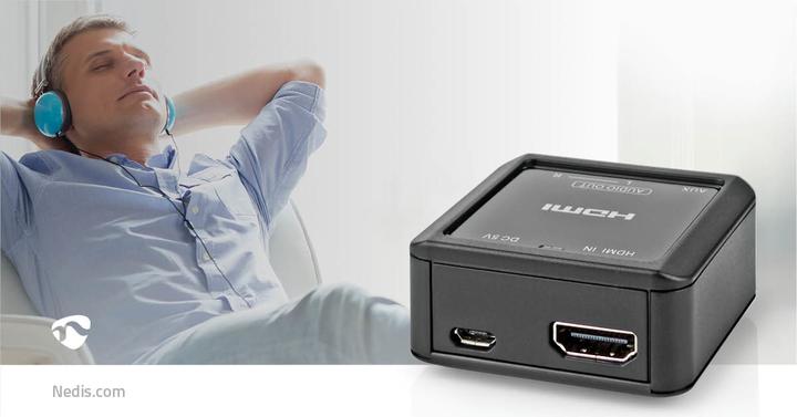 Produktbild Nedis Digital Audio Converter | 1-Weg | Anschlüsse – Eingang: HDMI™ Eingang | Anschlüsse – Ausgang: