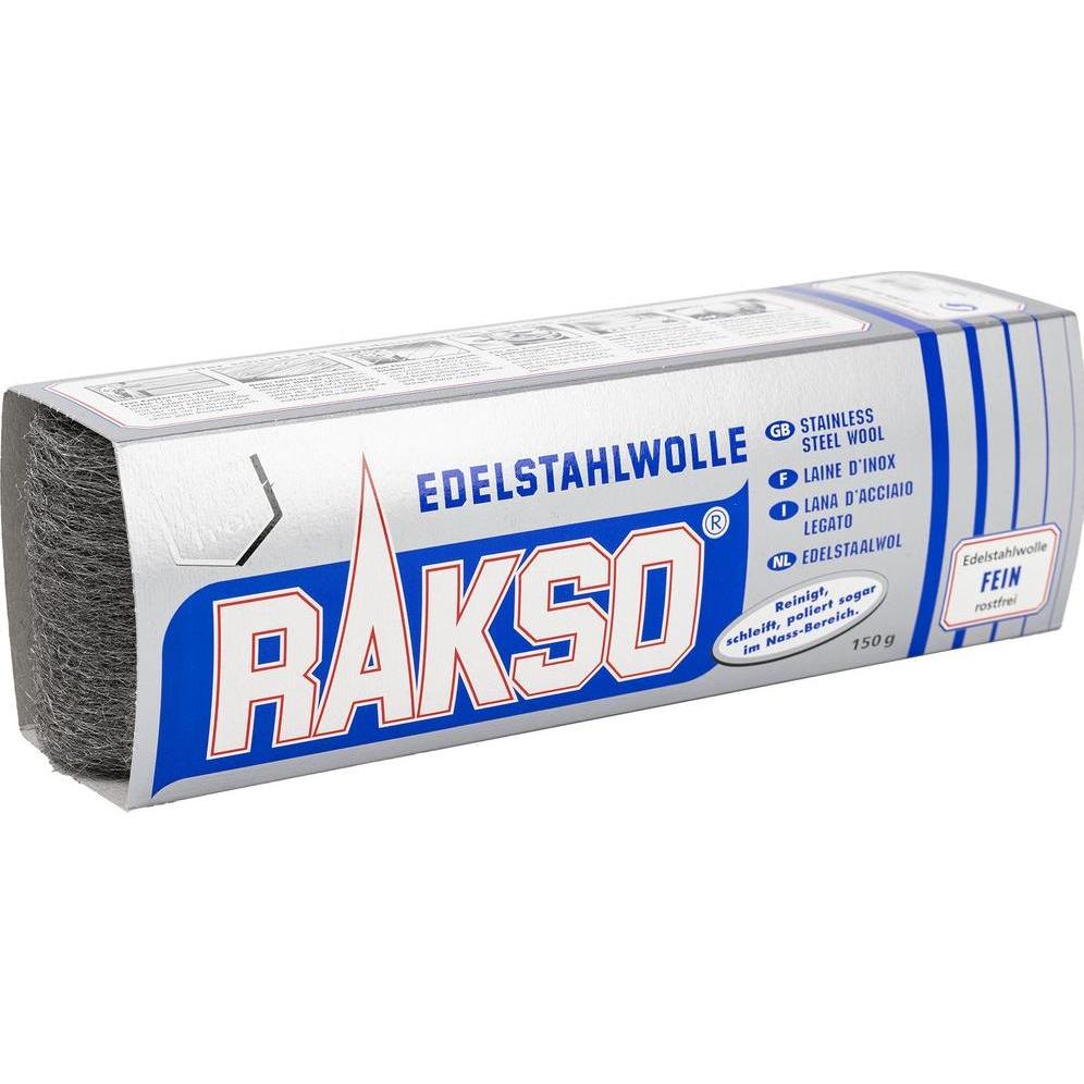 Thumbnail - Rakso Edelstahlwolle zu 150g, Reinigungsutensil, Silber