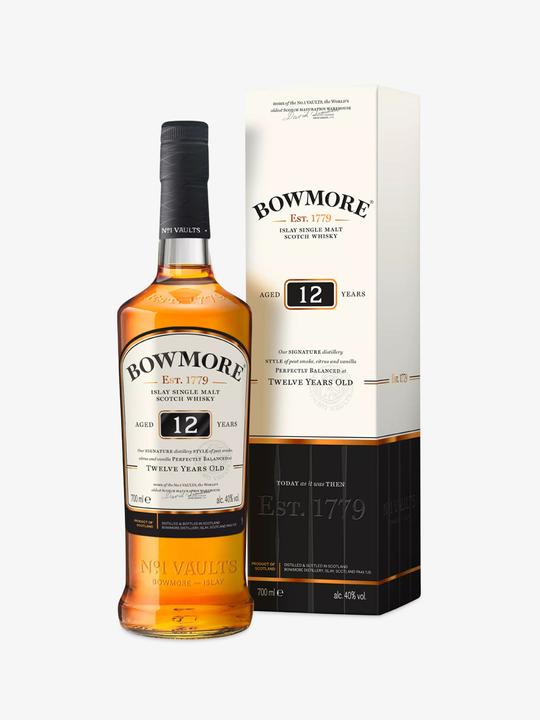 Image du produit Bowmore 12 ans (Single Malt, Scotch Whisky, 1 x 70 cl)