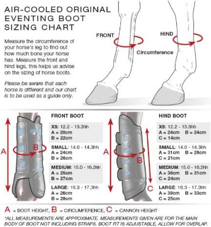 Actual product image Premier Equine Rear gaiters Air-Cooled Original Eventing Boots