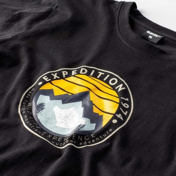 Actual product image Hi-Tec Zergo Men's T-Shirt, black, size XL (XL)