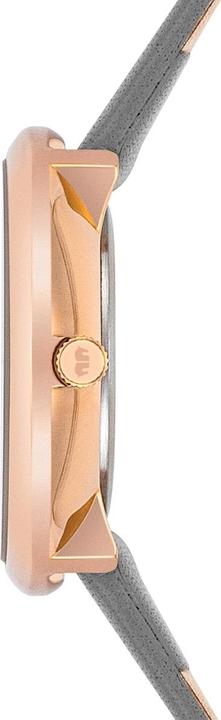 Produktbild Damen Quarzuhr Pearl Echtleder Grau - 32216 (Analoguhr, 32 mm)