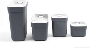 Actual product image Curver Kosz Do Segregacji śmieci 10l /Ciemny Szary/ Jasny Szary (10 l)