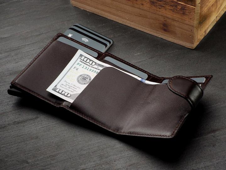 Actual product image Pularys Wallet SOHO ZIP credit card holder