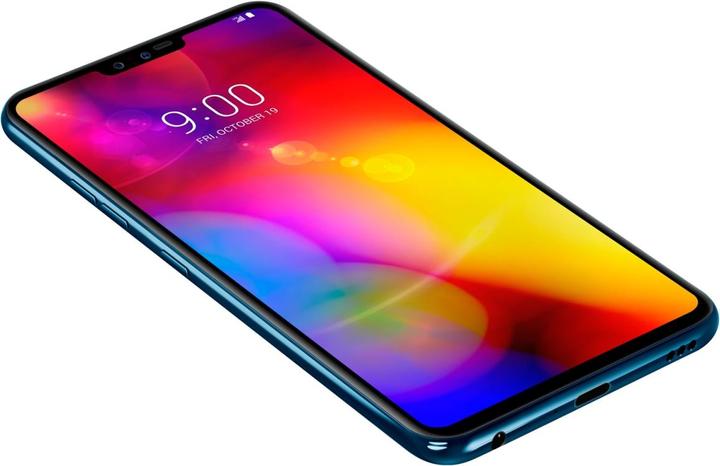 Produktbild LG V40 ThinQ (128 GB, Moroccan Blue, 6.40", Dual SIM, 4G)