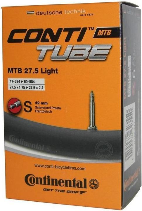 Actual product image Continental MTB Light (Presta (SV), 27.5", 42 mm)