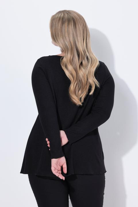 Produktbild Miamoda Pullover, A-Linie, Glitzersteinchen, Langarm (44)