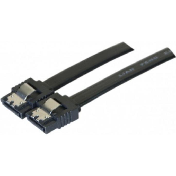 Exertis Connect SATA III Kabel, 6 Gbit/s, 7pol SATA St. / 7pol SATA St., mit Verriegelung, ca. 0,5 m zum Anschluss v, In...