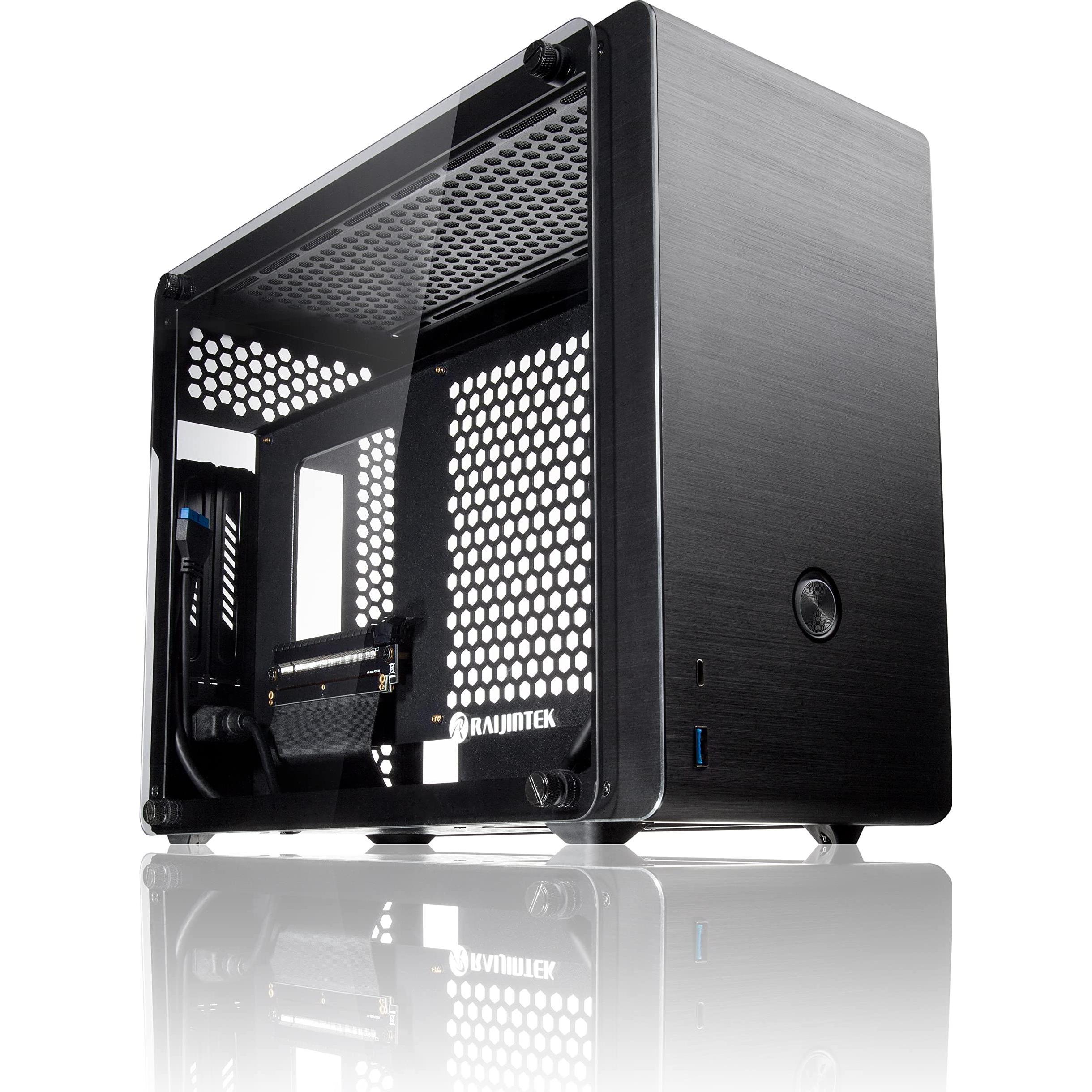 Raijintek Ophion EVO Mini (Mini-ITX), PC Gehäuse, Schwarz