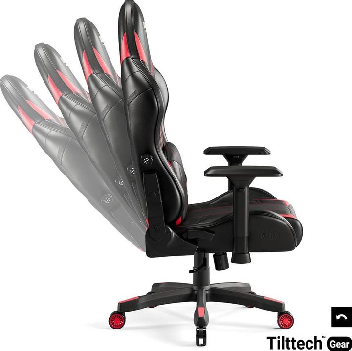 Produktbild Diablo Fotel Chairs X-RAY Normal Size L Czarno-czerwony