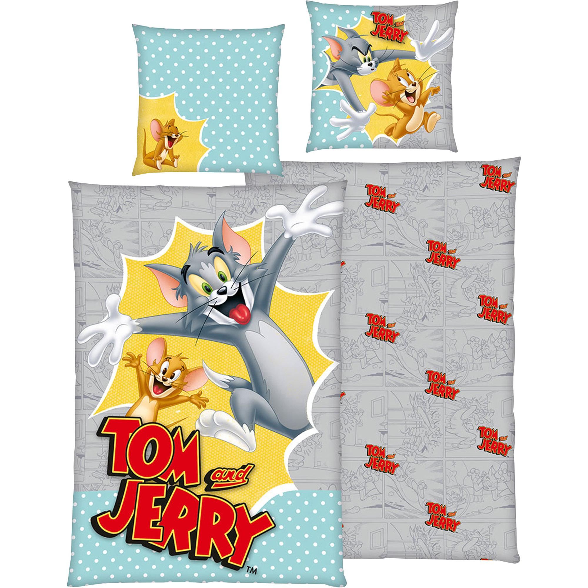 Thumbnail - Herding, Kinderbettwäsche, Kinder-Wendebettwäsche "Tom und Jerry"