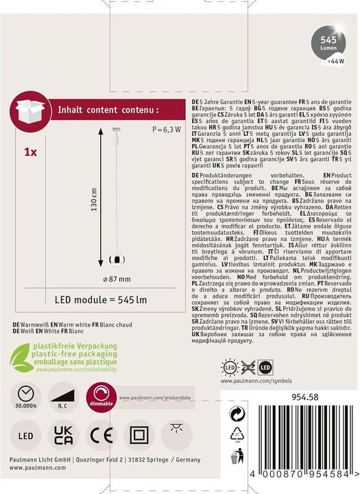 Produktbild Paulmann URail Pendel Capsule II (400 lm)