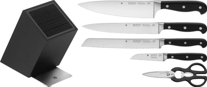 Actual product image WMF Knife advantage set 6-piece SPITZENKLASSE PLUS with FlexTec knife block black
