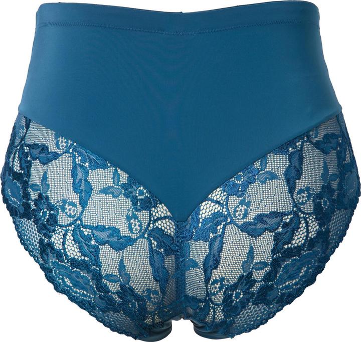 Actual product image Ulla Popken Lace Detail Stretch Microfiber High Rise Panty (62)