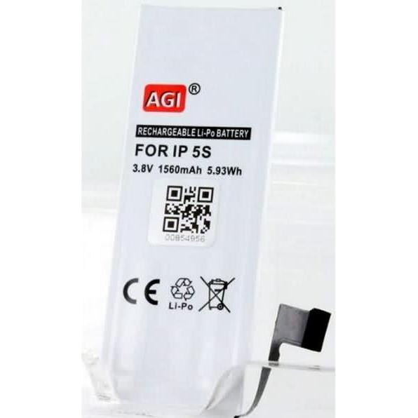 AGI 31180 - Akku - Apple - Schwarz - Lithium Polymer (LiPo) - 1500 mAh - 3,8 V, Smartphone Akku