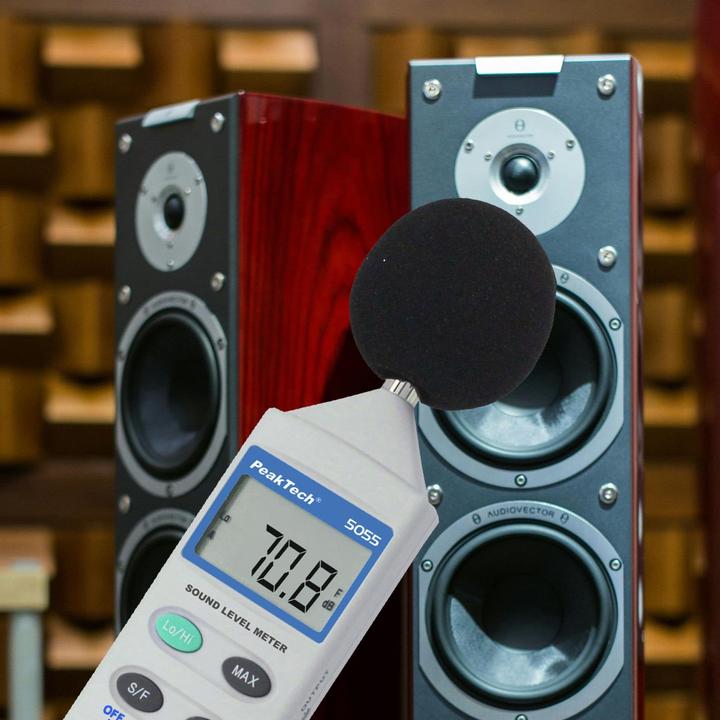 Actual product image Peaktech Sound level meter 35...130 dB 0.1 dB 31.5 Hz...8 kHz ( 5055)