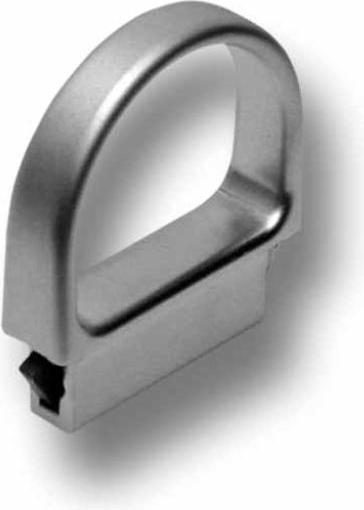 Actual product image Dirak 413-9009.40-02225 - DST Finger Pull Handle OMICRON, Handle height 25 mm, 2,2 - 2,5 mm