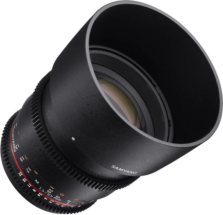 Image du produit Samyang 85mm T1.5 VDSLR II Canon M (Canon EF-M, Plein format)
