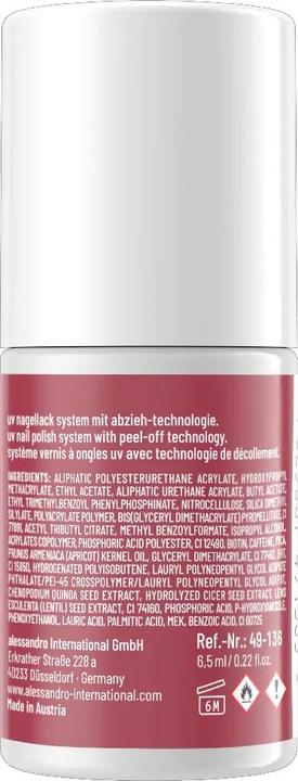 Produktbild Alessandro ALESSAN Striplac UV Colou Ye It Lo 6.5ml (136 Yes It's Love, UV-Gel Lack)