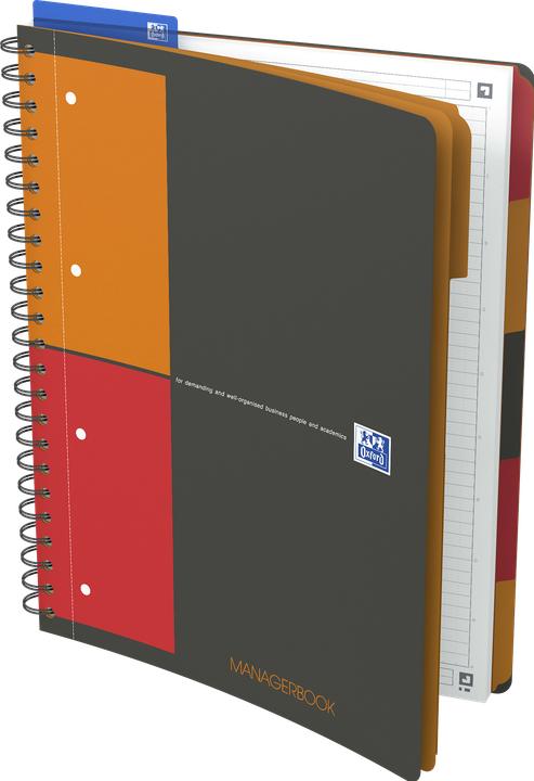 Image du produit Oxford International Collegeblock "MANAGERBOOK", DIN A4 (A4+, Blanc, Couverture rigide)