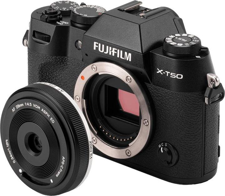 Actual product image Viltrox AF 28 mm f/4.5 XF Fuji X (Fujifilm X, full size)