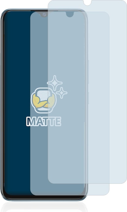 Actual product image BROTECT Anti-glare screen protector matt (2 Piece, Vivo Y70)