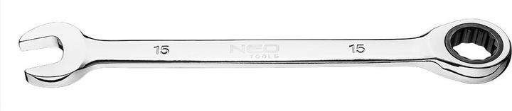 Neo kombinuotas reketinis veržliaraktis, 15 mm (09-066)