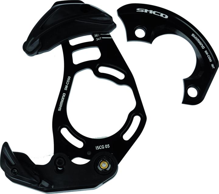 Actual product image Shimano Bash Guard SAINT SM-CD50 34 teeth with chain guide ISCG05