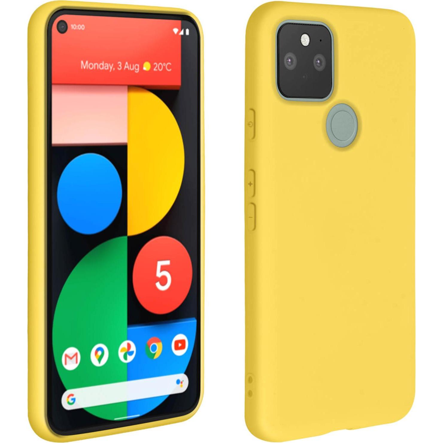 Avizar Fast Series (Google Pixel 5), Smartphone Hülle, Gelb