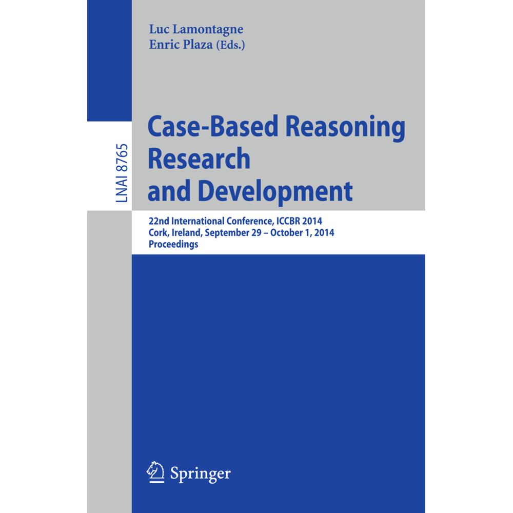 Case-Based Reasoning Research and Development, Fachbücher