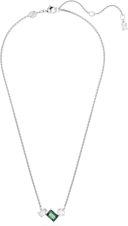 Actual product image Swarovski Mesmera Necklace Various Cuts Green (Swarovski Metal, 45 cm)
