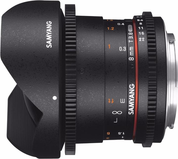Image du produit Samyang 8mm T3.8 CSII VDSLR II Canon M (Canon EF-M, APS-C / DX)