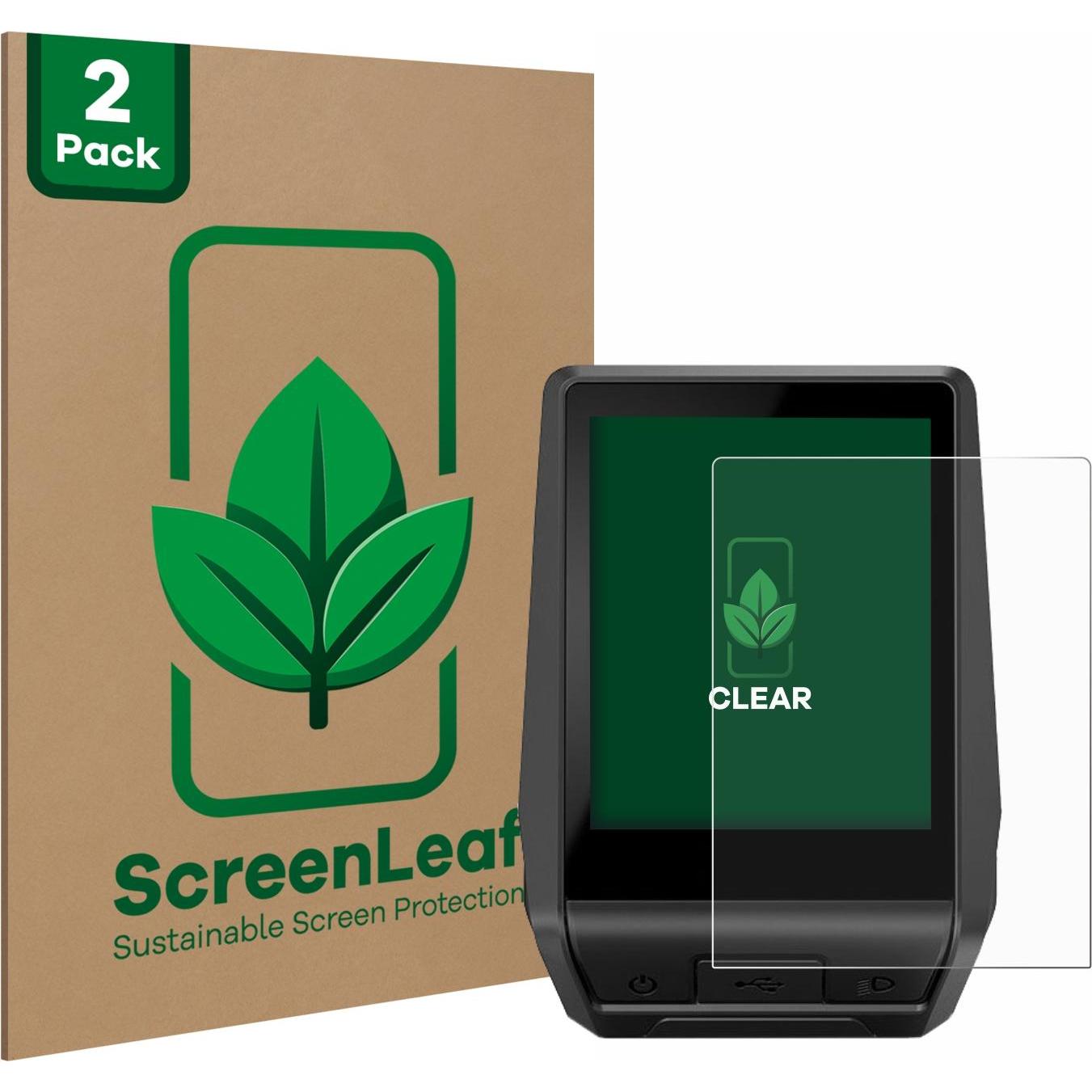 ScreenLeaf, Fahrzeug Navigation Zubehör, Schutzfolie nachhaltiger Displayschutz Displayschutzfolie Folie Klar Transparen...